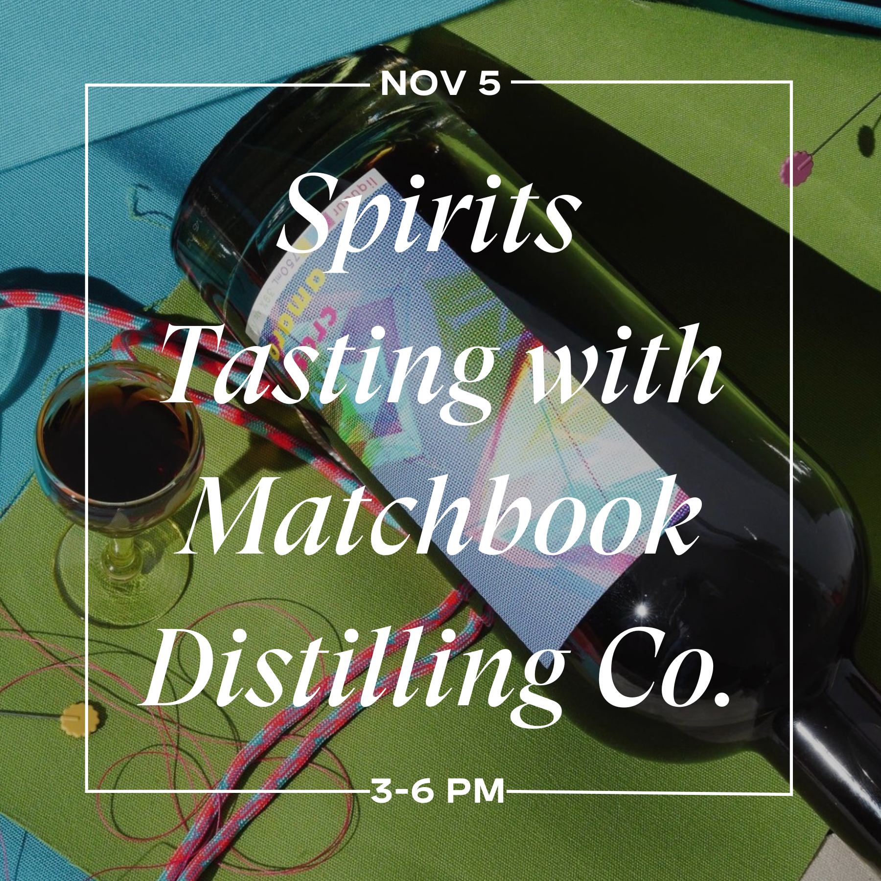 Spirits Tasting with Matchbook Distilling Co.