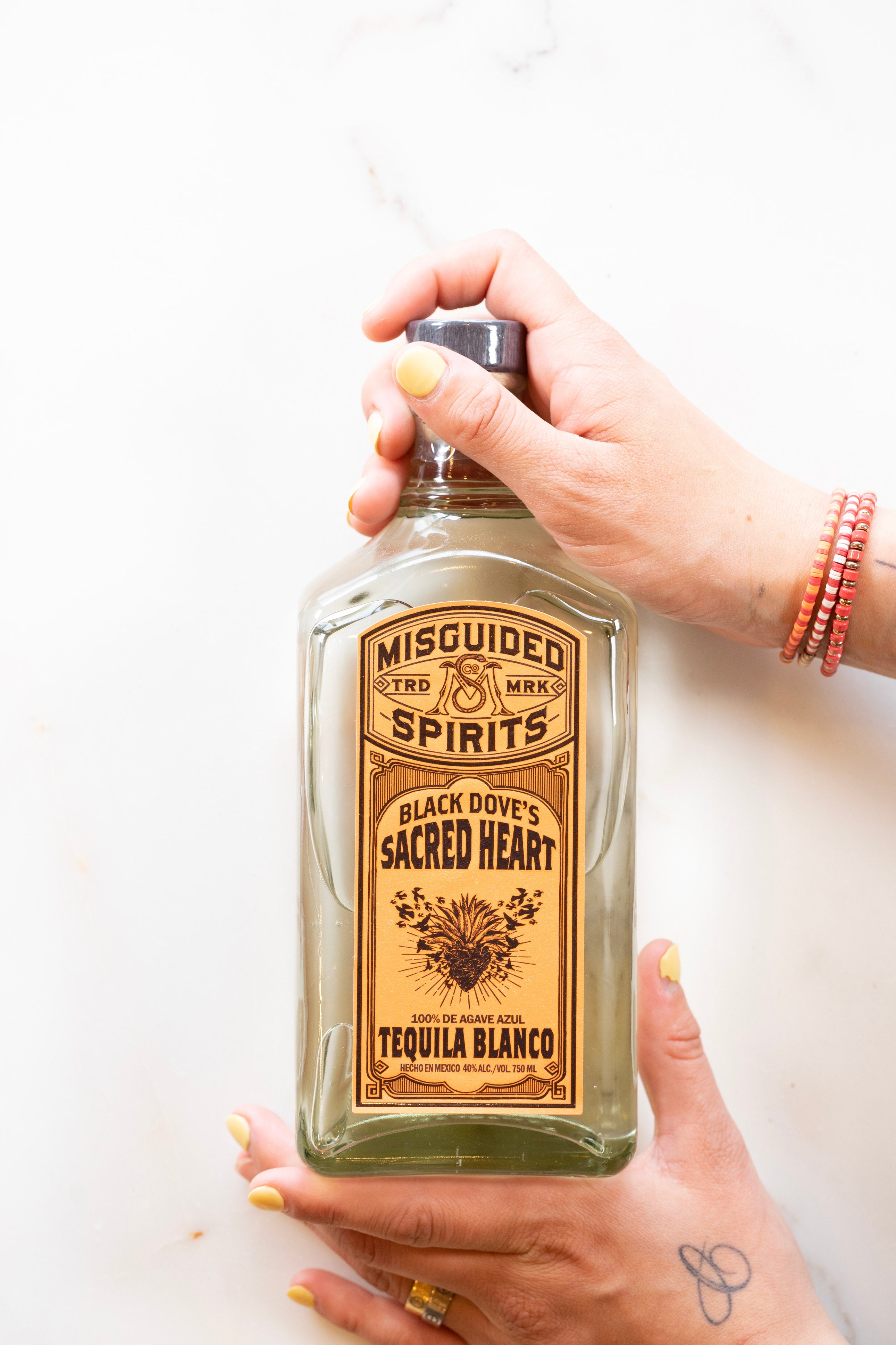 Misguided Spirits Black Dove's Sacred Heart Tequila Blanco