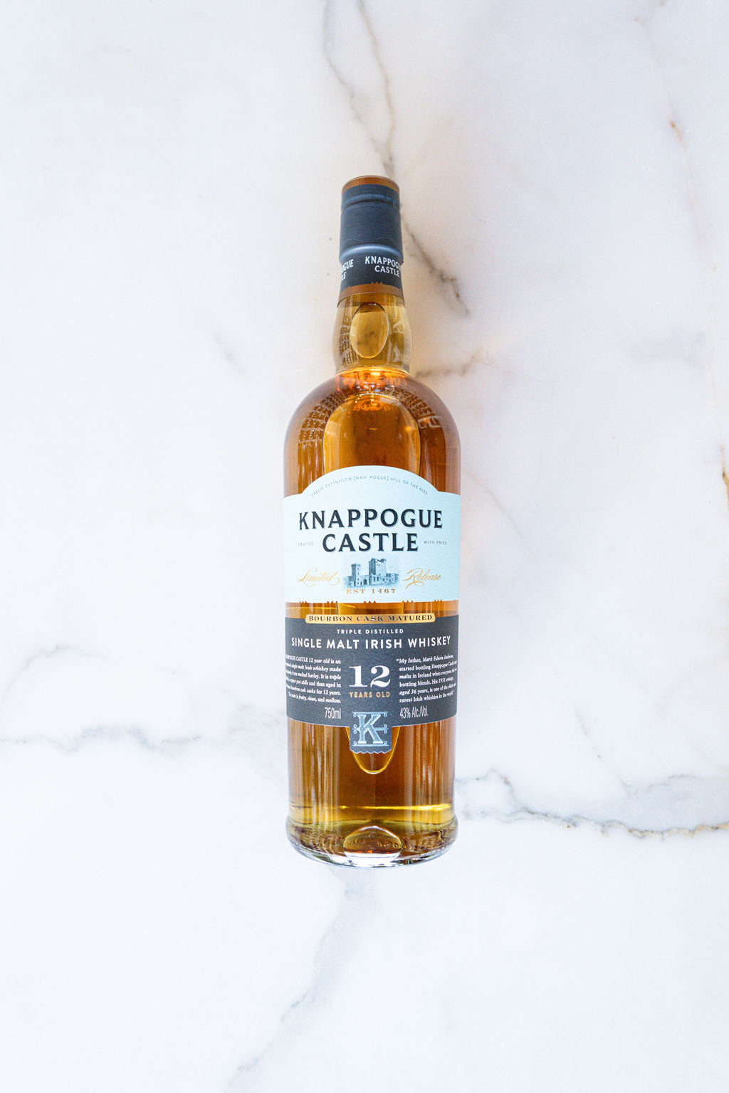 Knappogue Castle 12-Year Single Malt Irish Whiskey