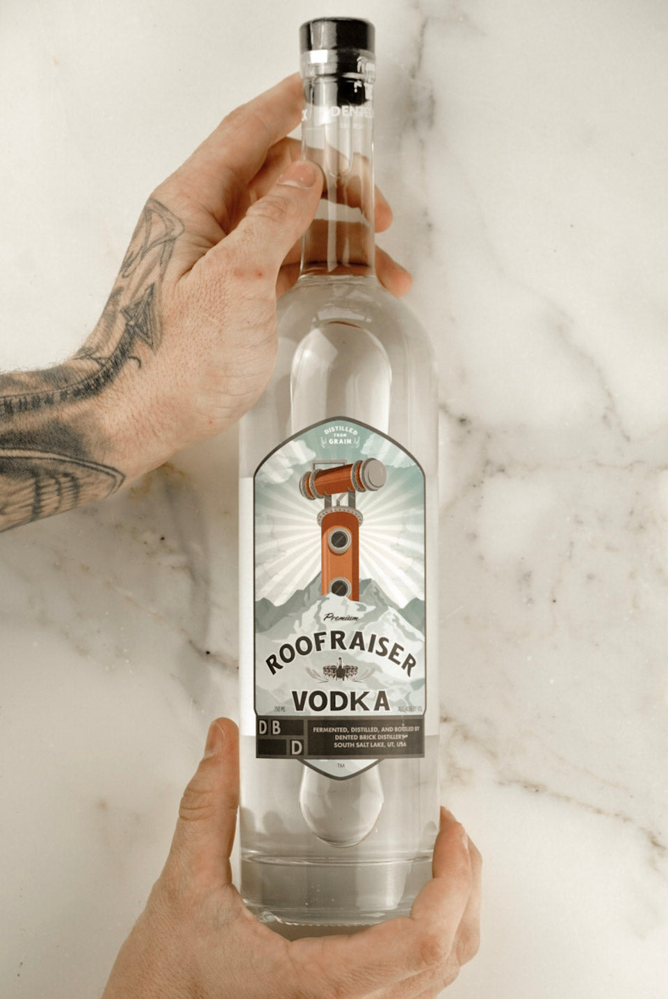 Dented Brick Distillery Premium Roofraiser Vodka 750ml